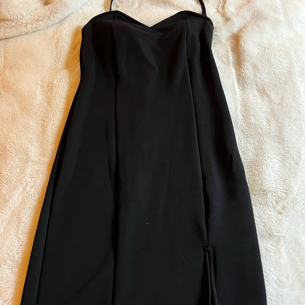 NEWPORT NEWS Elegant Black Women's Dress